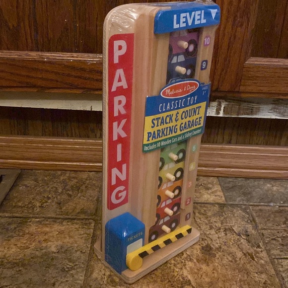 Melissa’s and Doug Stack and Count Parking Garage - Picture 3 of 5